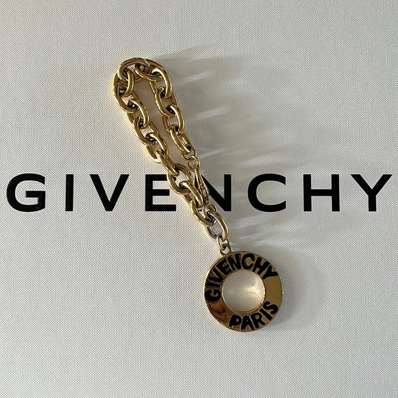 Givenchy Jewelry - Vintage Givenchy Logo Charm Bracelet